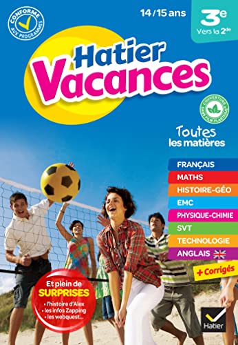 9782401063518: Cahier de vacances 2023 de la 3e vers la 2de: pour rviser son anne dans toutes les matires