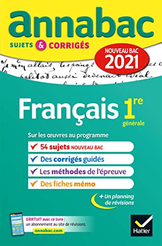 Stock image for Franais 1re Gnrale : Nouveau Bac 2021 for sale by RECYCLIVRE