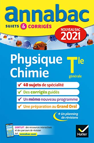 Stock image for Annales du bac Annabac 2021 Physique-Chimie Tle gnrale (spcialit): sujets & corrigs nouveau bac for sale by Ammareal