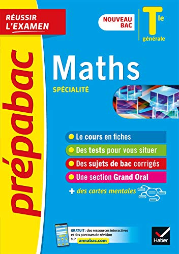 Stock image for Maths Tle gnrale (spcialit) - Prpabac Russir l'examen Bac 2022: nouveau programme de Terminale for sale by Ammareal