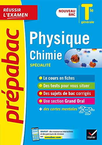 Beispielbild fr Prepabac reussir l'examen : physique-chimie - terminale generale, specialite (edition 2020/2021) zum Verkauf von LiLi - La Libert des Livres