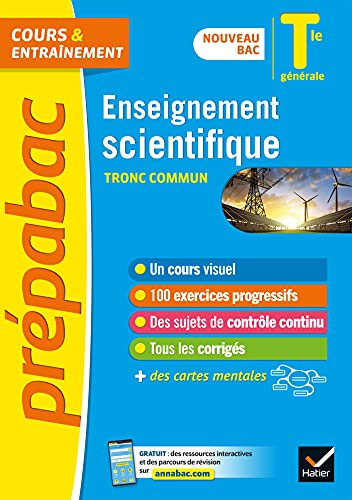 Stock image for Enseignement scientifique Tle gnrale (tronc commun) - Prpabac Cours & entranement: nouveau bac 2020-2021 for sale by medimops