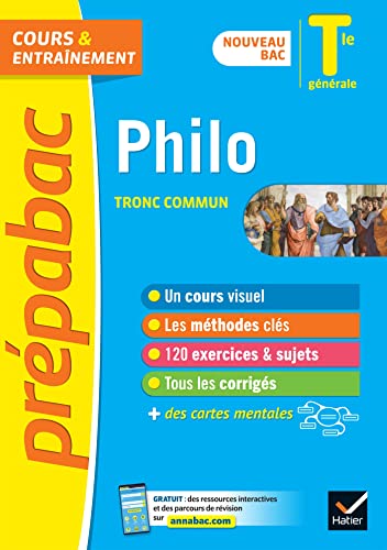 Stock image for Philosophie Tle gnrale (tronc commun) - Prpabac Cours & entranement: nouveau bac 2020-2021 for sale by medimops