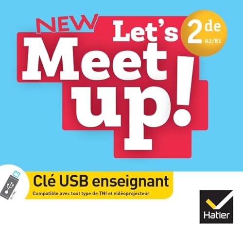 Beispielbild fr Let's Meet up! Anglais 2de - ed. 2023 - Cl USB zum Verkauf von Gallix