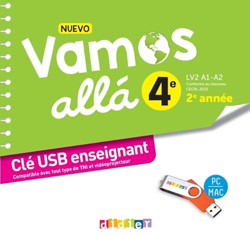 Beispielbild fr NUEVO Vamos all Espagnol 4e - Ed. 2023 - Cl USB zum Verkauf von Gallix