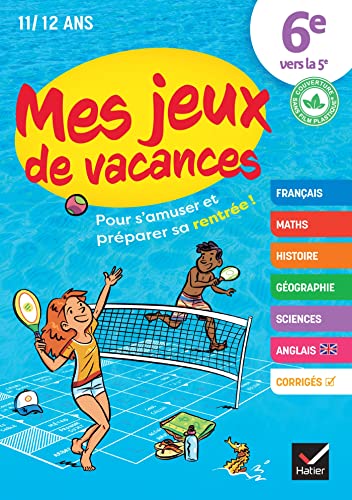Stock image for Cahier de vacances Mes jeux de vacances 2023 6e vers 5e: pour rviser en s'amusant for sale by Buchpark