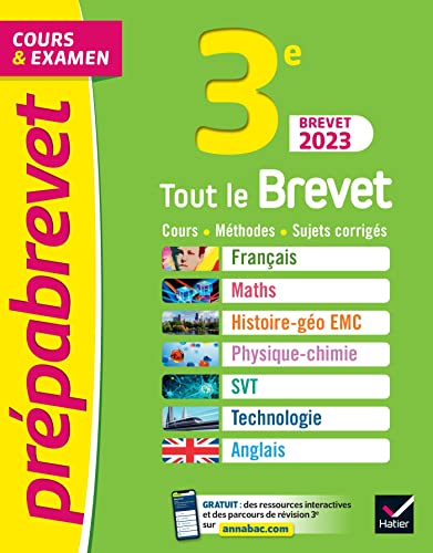 Beispielbild fr Prpabrevet Tout le brevet 2024 3e (toutes les matires): tout-en-un pour russir sa 3e et son brevet zum Verkauf von Ammareal