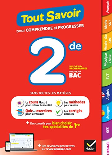 Beispielbild fr Tout savoir 2de 2023-2024 (toute les matires): tout-en-un - Nouveau Bac zum Verkauf von Gallix