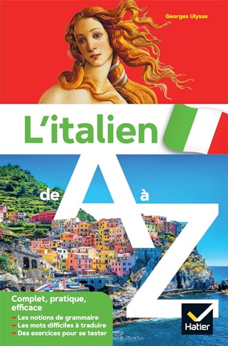 9782401094253: L'italien de A  Z: grammaire, conjugaison & difficults
