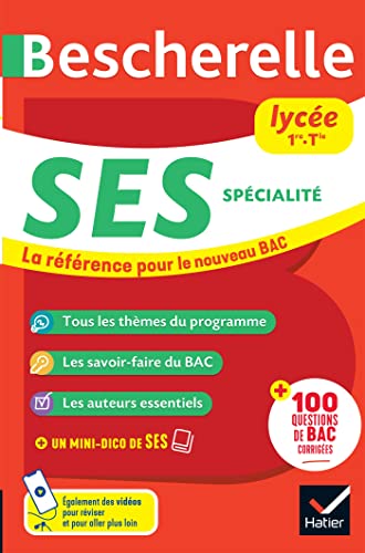 Beispielbild fr Bescherelle SES lyce (1re, Tle) - Nouveau bac: la rfrence pour les annes lyce et le dbut des tudes suprieures [Broch] Conquer, Sarah; Dautais, Thomas; Gauron, Ccile; Jeandin, Sophie et Martin, Denis zum Verkauf von BIBLIO-NET