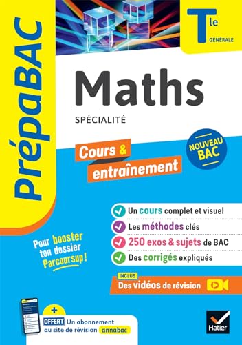 Beispielbild fr Prépabac Maths (spécialité) Tle générale - Bac 2024: nouveau programme de Terminale: 3 [FRENCH LANGUAGE - Soft Cover ] zum Verkauf von booksXpress