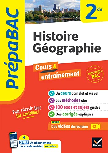 Beispielbild fr Prépabac Histoire-géographie 2de: nouveau programme de Seconde [FRENCH LANGUAGE - Soft Cover ] zum Verkauf von booksXpress