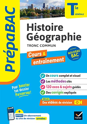 Beispielbild fr Prpabac Histoire-Gographie Tle gnrale - Bac 2024: nouveau programme de Terminale [Broch] Bdouret, David; Calauznes, Jrme; Clavel, Christophe; Gaillard, Ccile; Gueilhers, Grgoire et Renaud, Jean-Philippe zum Verkauf von BIBLIO-NET