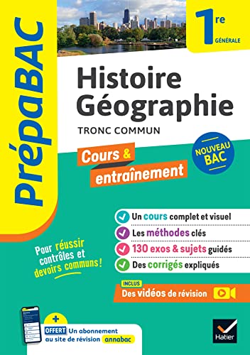 Beispielbild fr Pr ©pabac Histoire-G ©ographie 1re g ©n ©rale: nouveau programme de Premi ¨re [FRENCH LANGUAGE - Soft Cover ] zum Verkauf von booksXpress