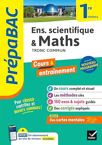 Beispielbild fr Prpabac Maths & enseignement scientifique (tronc commun) 1re gnrale: nouveau programme de Premire zum Verkauf von Gallix