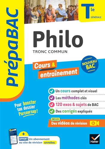 Stock image for Pr ©pabac Philo Tle g ©n ©rale - Bac 2024: nouveau programme de Terminale [FRENCH LANGUAGE - Soft Cover ] for sale by booksXpress
