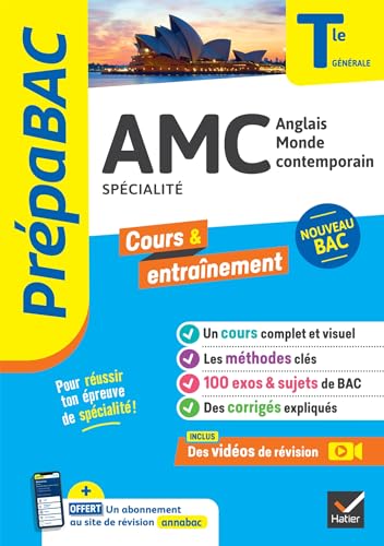 Stock image for Prpabac AMC (Anglais monde contemporain) Tle gnrale (spcialit) - Bac 2024: nouveau programme de Terminale for sale by Gallix