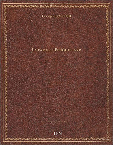 Beispielbild fr La famille Fenouillard / Christophe zum Verkauf von medimops