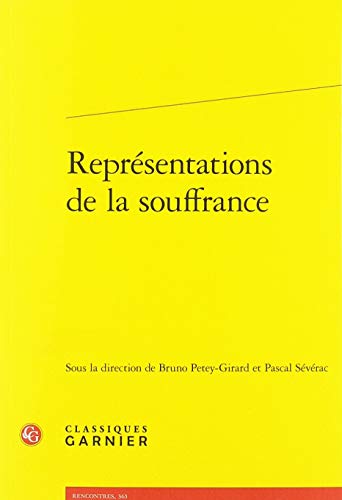 Stock image for Representations de la souffrance for sale by ISD LLC