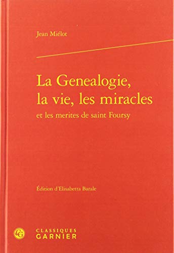 Imagen de archivo de La Genealogie, la vie, les miracles a la venta por Gallix