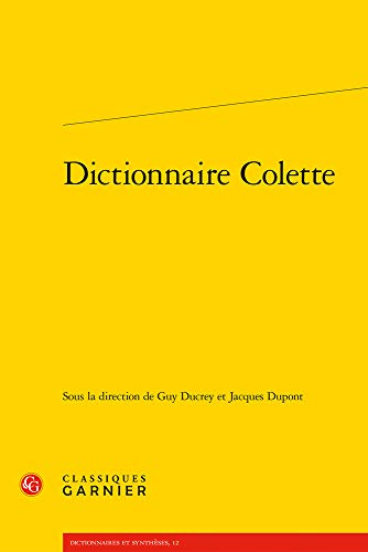 Beispielbild fr Dictionnaire Colette zum Verkauf von ISD LLC