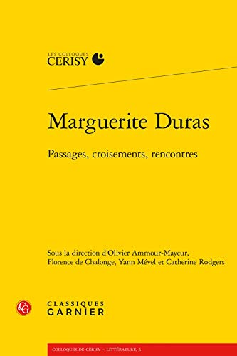 Beispielbild fr Marguerite Duras zum Verkauf von ISD LLC