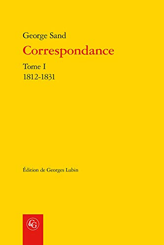 9782406084297: Correspondance: 1812-1831 (Tome I)