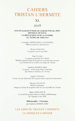 Beispielbild fr cahiers Tristan L'Hermite N.40 zum Verkauf von Chapitre.com : livres et presse ancienne