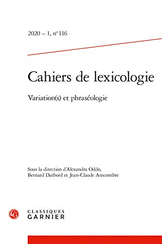 Imagen de archivo de Cahiers de lexicologie a la venta por ISD LLC