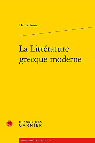 Stock image for Litterature grecque moderne for sale by ISD LLC