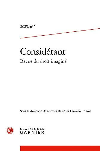 Imagen de archivo de Considerant - Revue Du Droit Imagine a la venta por medimops