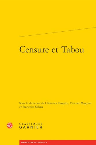 Stock image for Censure Et Tabou [FRENCH LANGUAGE - Soft Cover ] for sale by booksXpress