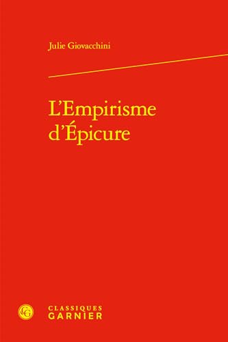 Beispielbild fr L'Empirisme d'Epicure zum Verkauf von Chapitre.com : livres et presse ancienne