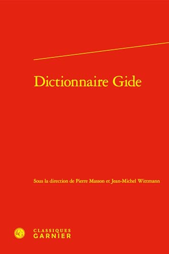 9782406160090: Dictionnaire Gide