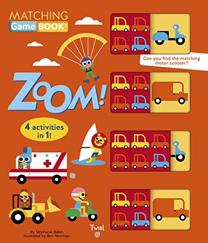 Imagen de archivo de Matching Game Book: Zoom!: 4 Activities in 1! a la venta por ThriftBooks-Dallas