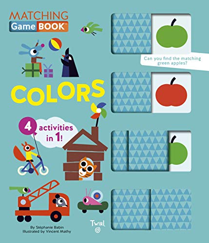 Stock image for Colors Matching Game Book: 4 Activities in 1! (Matching Game Books, 3) for sale by HPB-Emerald