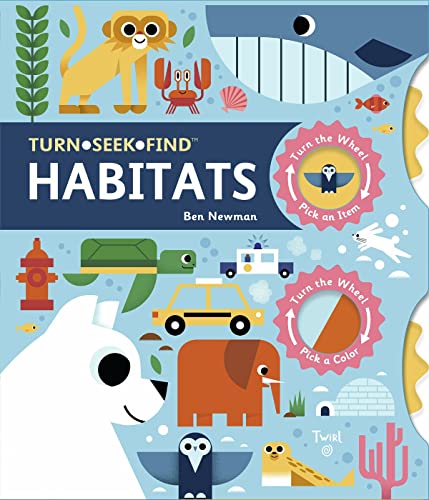 Beispielbild fr Turn Seek Find: Habitats zum Verkauf von WorldofBooks