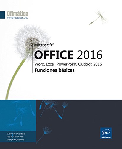 9782409005015: Microsoft Office 2016. Word, Excel, Powerpoint, Outlook 2016. Funciones Bsicas