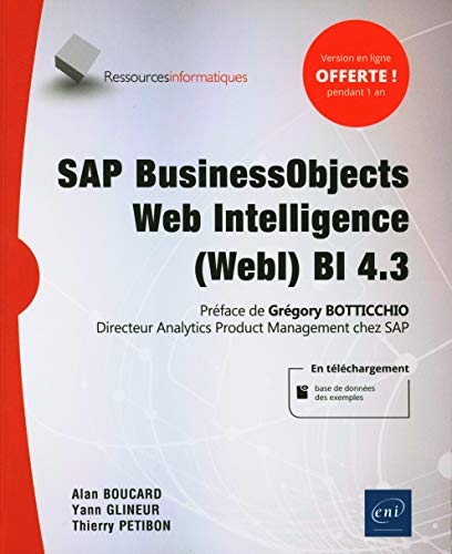 9782409028663: SAP BusinessObjects Web Intelligence (WebI) BI 4.3