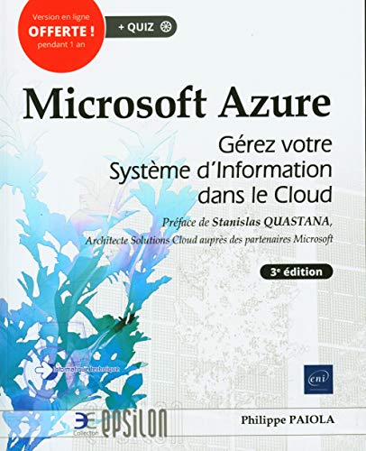 Imagen de archivo de Microsoft Azure - Grez votre Systme d'Information dans le Cloud (3e dition) a la venta por Ammareal