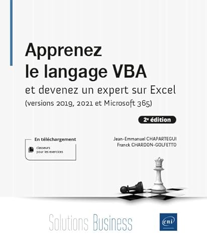 Immagine dell'editore per Apprenez le langage VBA - et devenez un expert sur Excel (versions 2019, 2021 et Microsoft 365) venduto da Le Monde de Kamlia
