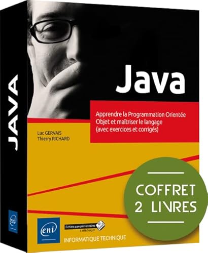 Stock image for Java - Coffret de 2 livres - Apprendre la Programmation Oriente Objet et matriser le langage (avec for sale by Gallix
