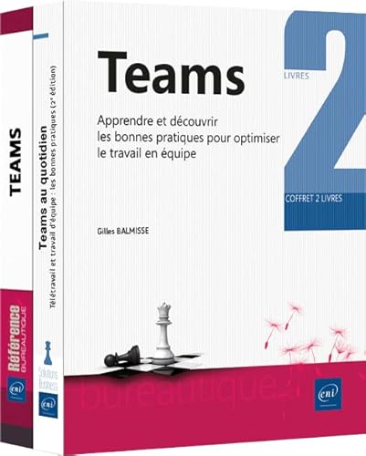 Beispielbild fr Teams - Coffret de deux livres : Apprendre et dcouvrir les bonnes pratiques pour optimiser le trava: Coffret de deux livres : Apprendre et dcouvrir . pratiques pour optimiser le travail en q zum Verkauf von Gallix