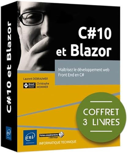 9782409042836: C#10 et Blazor: Coffret en 3 volumes : Matrisez le dveloppement web Front End en C#