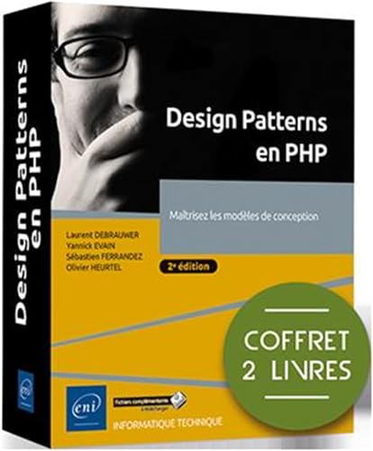 Immagine dell'editore per Design Patterns en PHP - Coffret de 2 livres : Matrisez les modles de conception (2e dition): Coffret de 2 livres : Matrisez les modles de conception (2e dition) venduto da Gallix