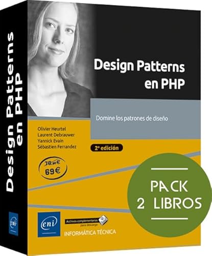 Beispielbild fr DESIGN PATTERNS EN PHP PACK 2 LIBROS DOMINE LOS PATRONES DI zum Verkauf von Agapea Libros