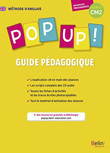 Stock image for POP UP ! CM2 - Guide pdagogique: Edition 2017 for sale by Gallix