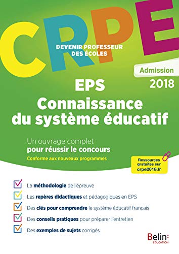 Beispielbild fr EPS - Connaissance du systme ducatif: Epreuve orale d'admission CRPE zum Verkauf von Ammareal