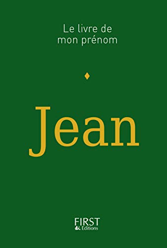Beispielbild fr Le Livre de mon prnom - Jean zum Verkauf von medimops