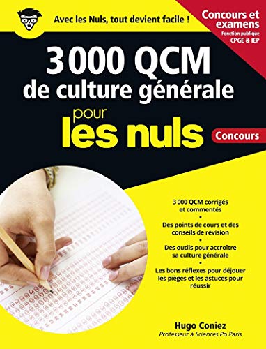 Stock image for 3 000 QCM de Culture gnrale pour les Nuls Concours - Fonction publique, nouvelle dition for sale by medimops